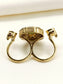 Floren Mint Green American Diamond Finger Ring