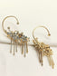 Reha White American Diamond Earrings