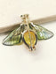 Bina Y&G Honey Bee Brooch