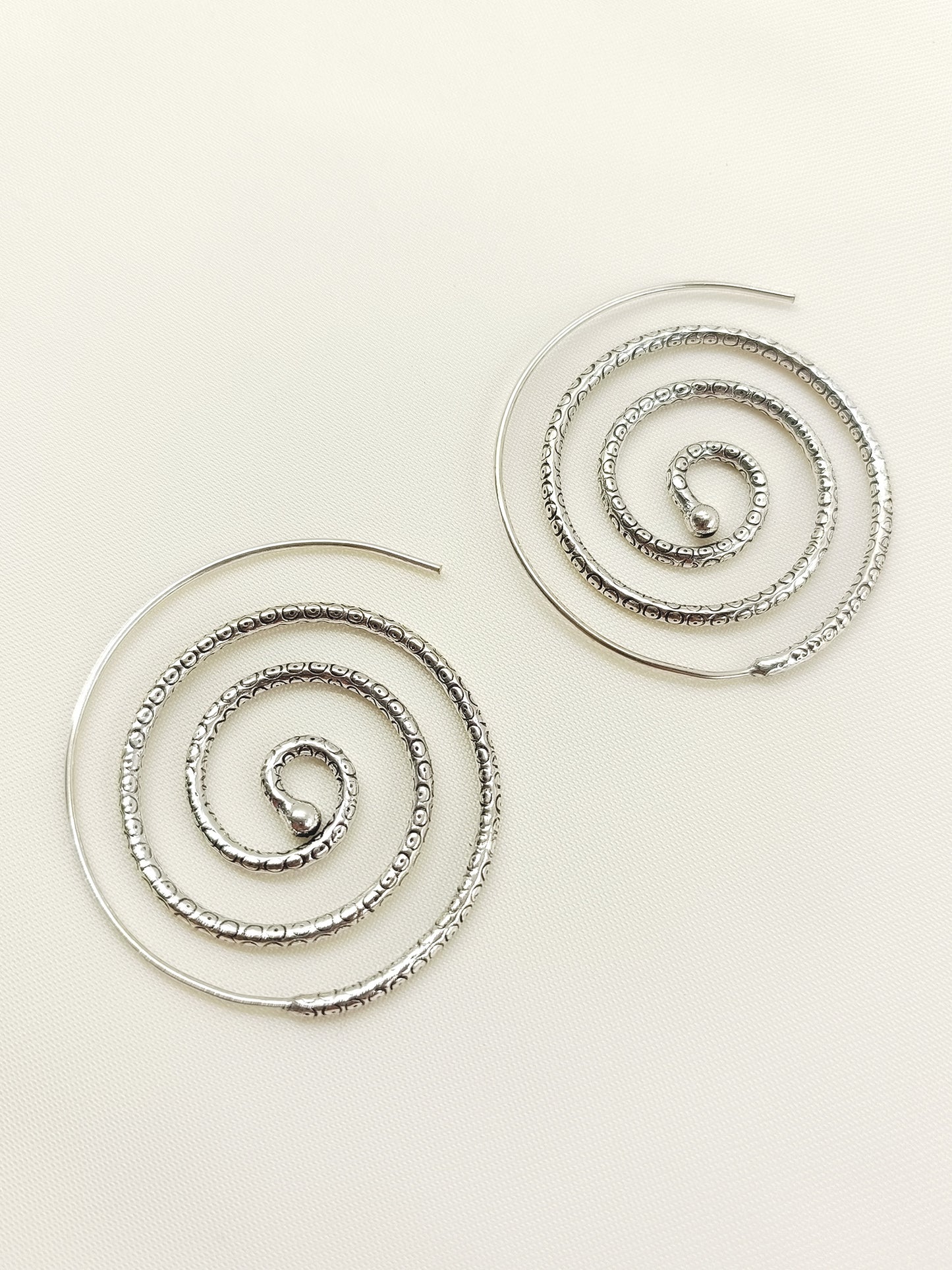 Aindrila Silver Men's Earrings