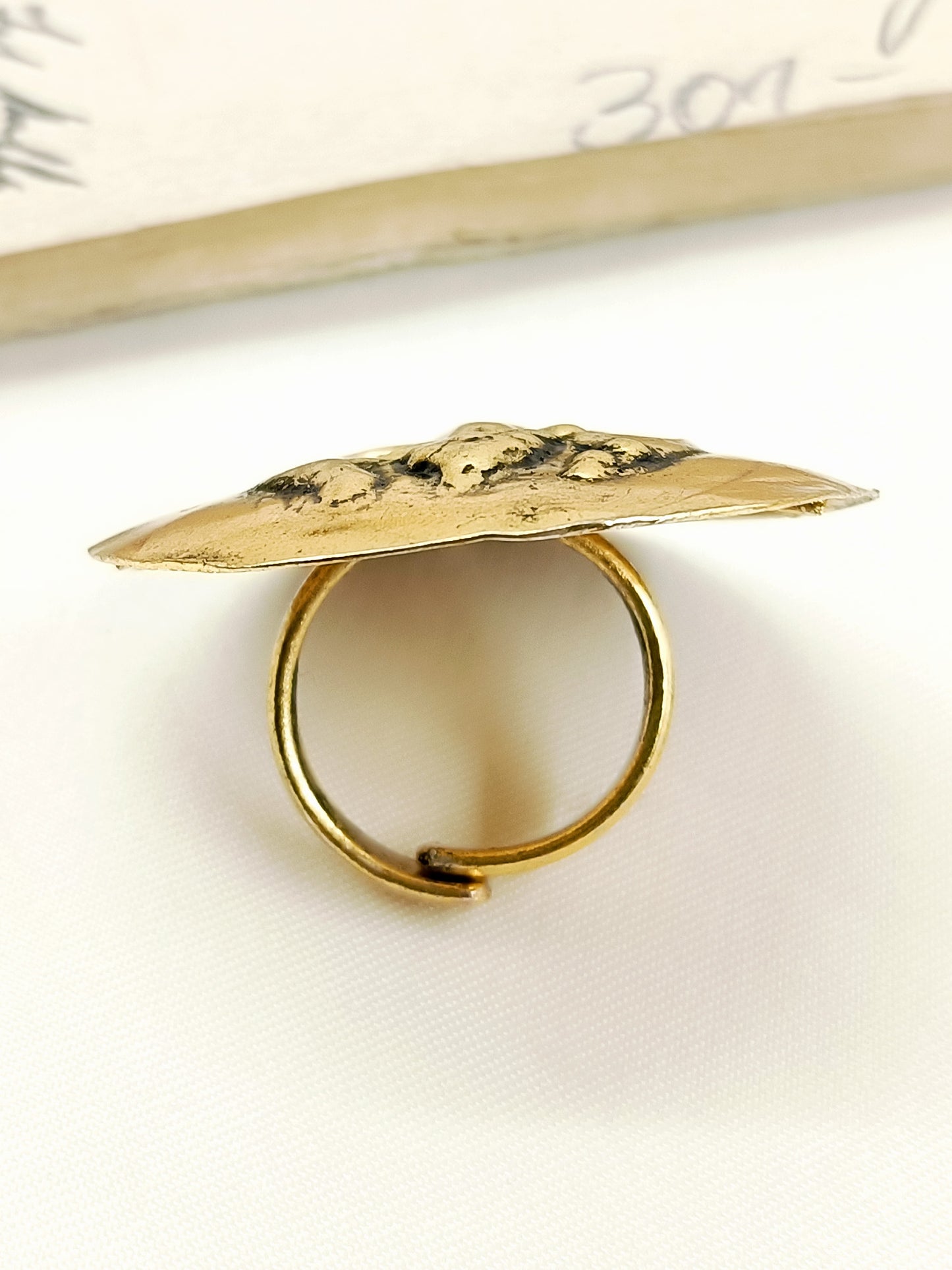 Nirav Golden Tribal Men's Ring