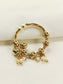 Riffat Small Hoop Kundan Nath