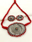 Raihana R&G Oxidized Choker Set