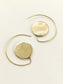 Lilith Golden Men's Earrings