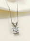 Esti 92.5 Silver Swarovski Stone Pendal