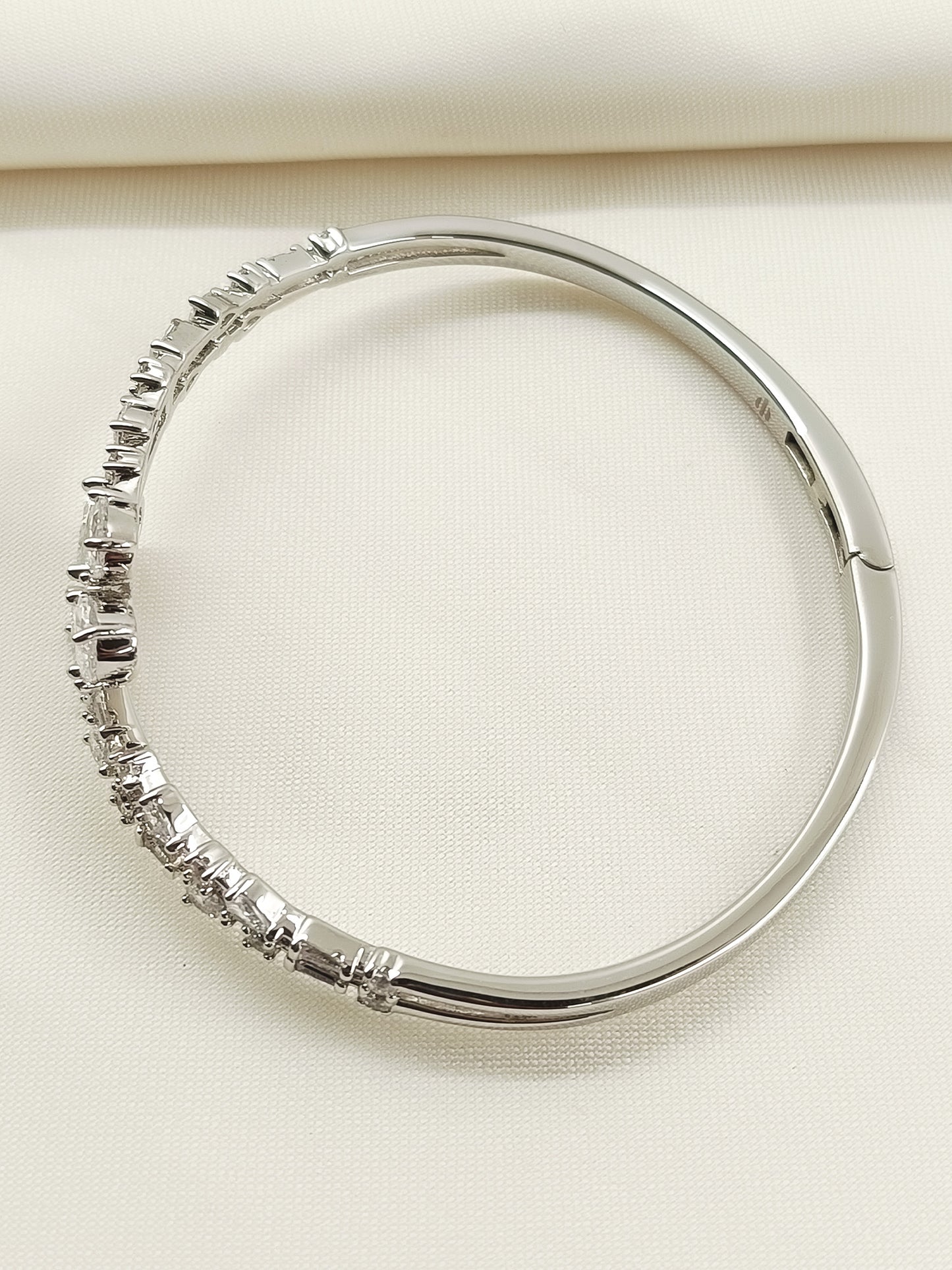 Nainsi White American Diamond Bracelet