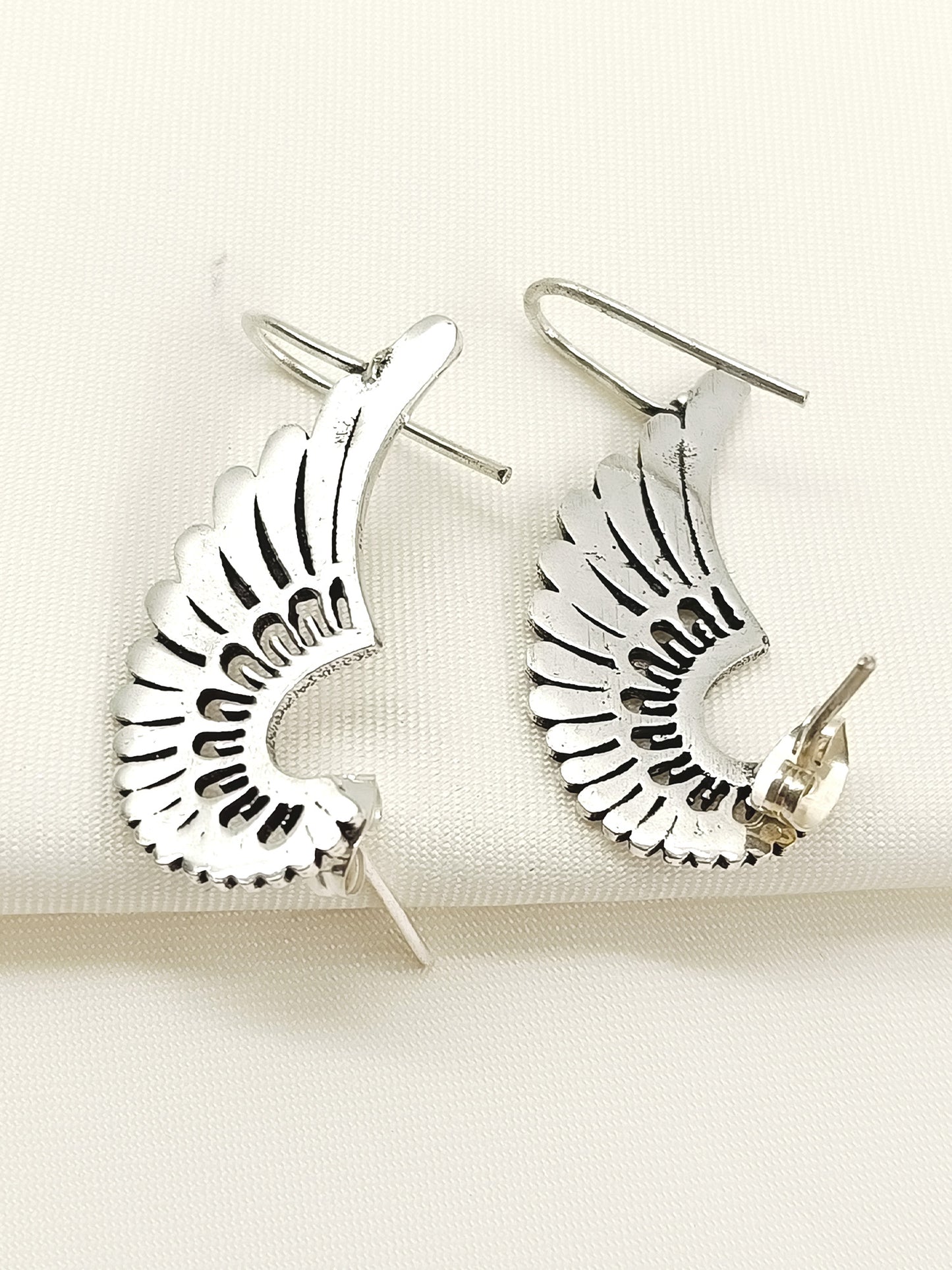 Shea Silver Men's Earrings