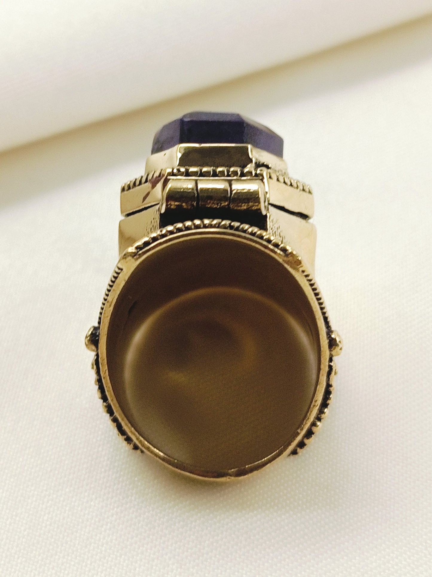 Diyan Purple Men's Finger Ring