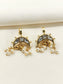 Kangana White Gold Plated Kundan Ear Cuff  [ Price is for Pair ]