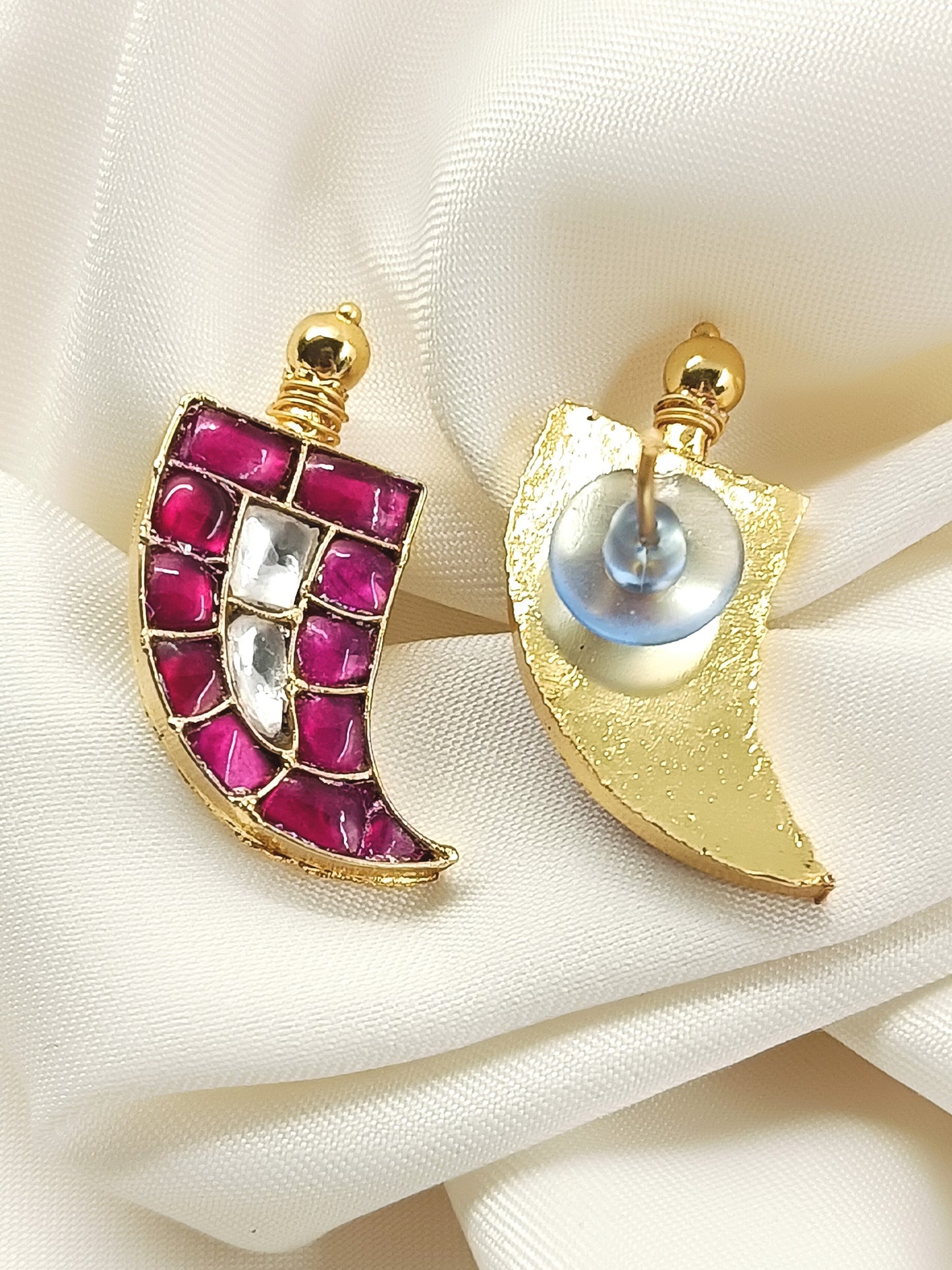 Aaloka Ruby Kundan Earring