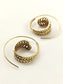 Rukhsaar Golden Men's Earrings