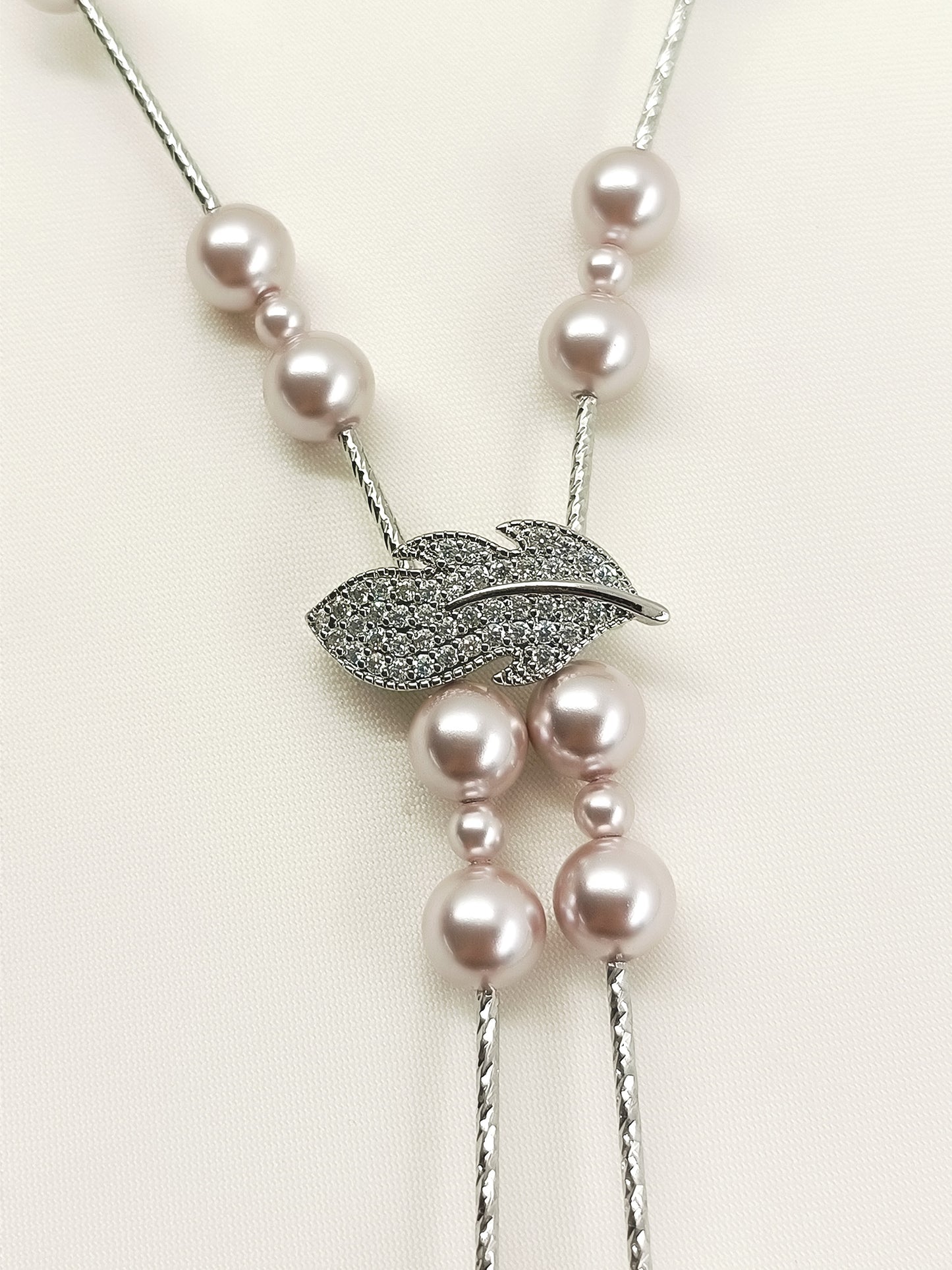 Takshvi Pink Beads Neckpiece