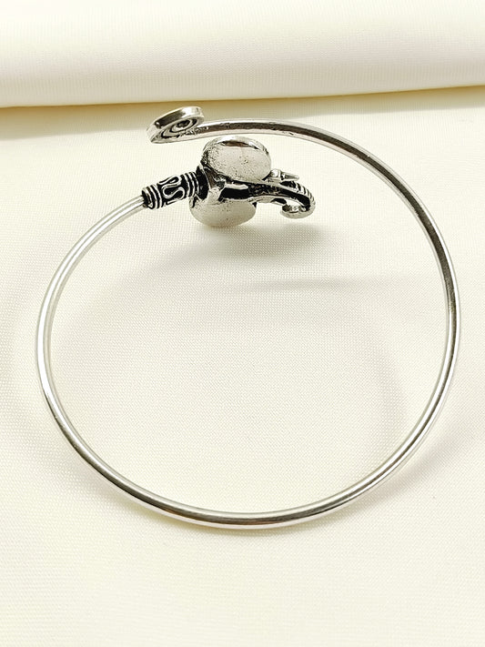 Upkaar Moonstone Elephant Men's Bracelet