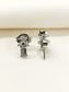 Naksha 92.5 Silver Swarovski Stone Tops