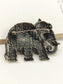 Lakshya Antique Gold Elephant Men's Brooch