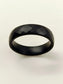 Anand Black Faceted Band Men's Ring