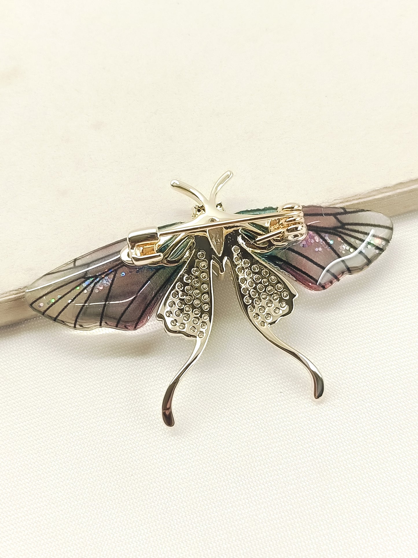Vama P&G Butterfly Brooch