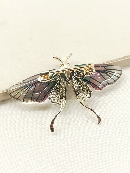 Vama P&G Butterfly Brooch