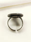 Deepak Plain Victoria Empress Coin Men's Ring