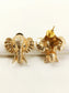 Kesar Gold Elephant Head Men's Earrings