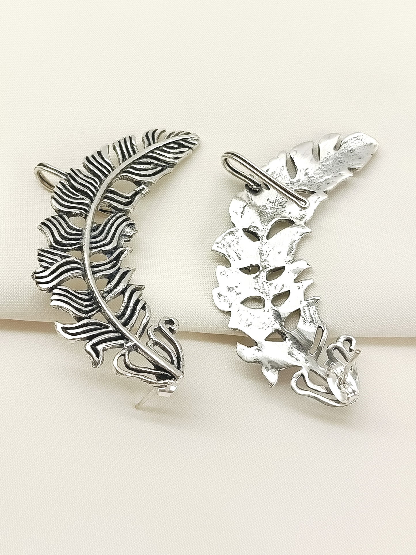 Aadith Silver Men's Earrings[Price Is for Pair]