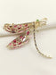 Onisa Ruby Dragonfly Brooch