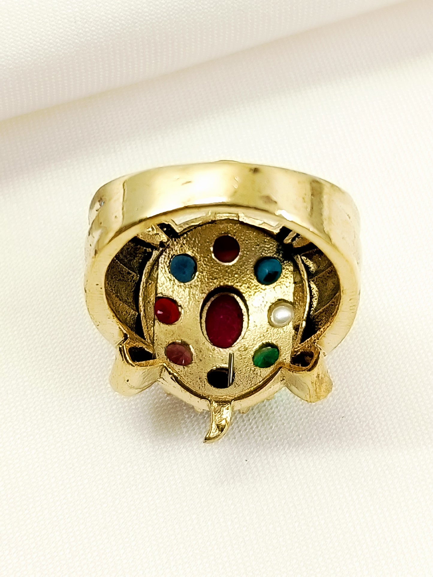 Jivit Navratna Turtle Men's Finger Ring
