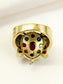 Jivit Navratna Turtle Men's Finger Ring
