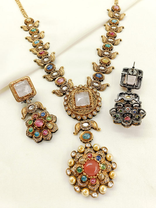Cristina Multi Colour Boutique Necklace Set