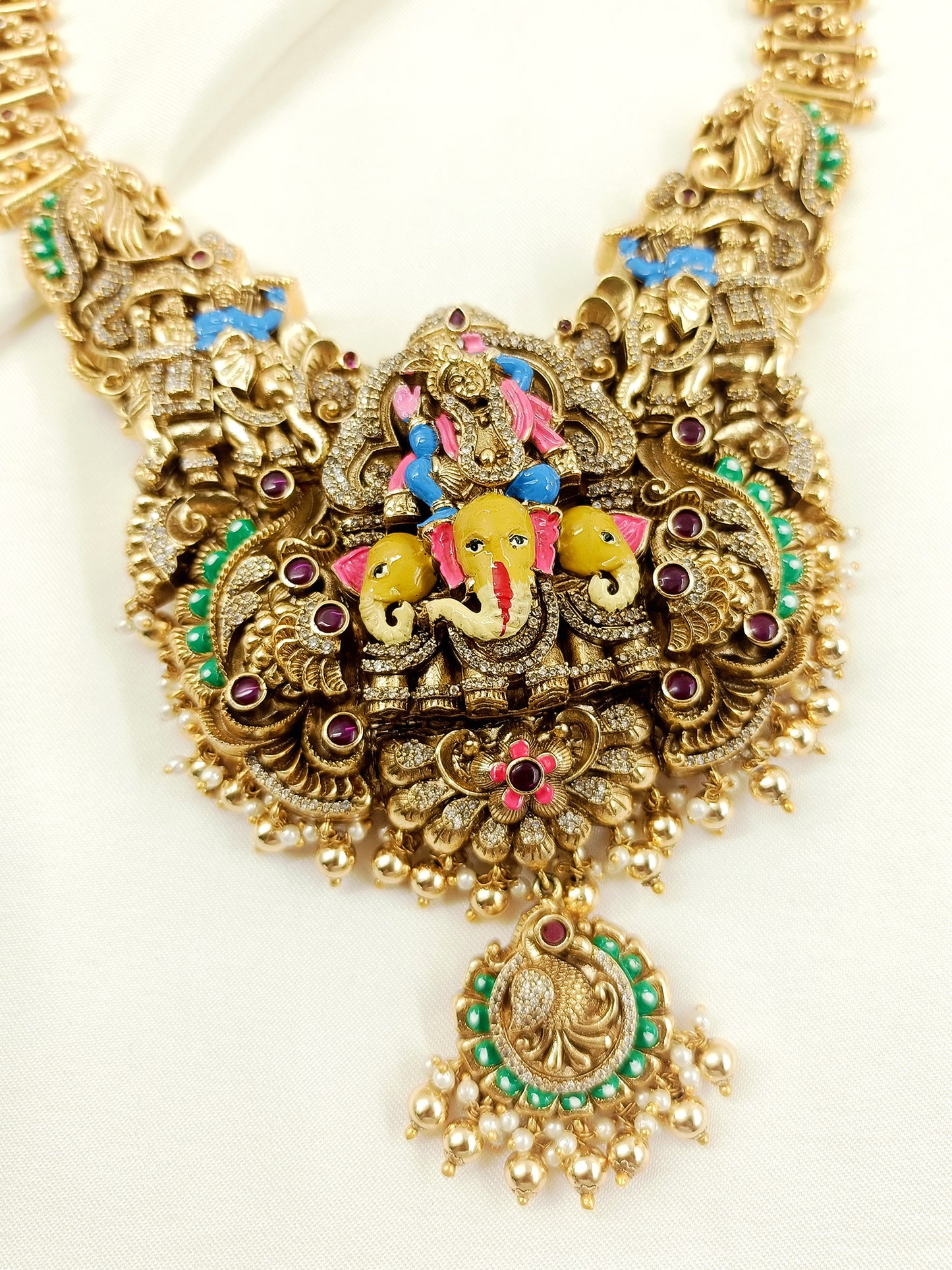 Dwarkadhish Temple Groom Antique Neckpiece