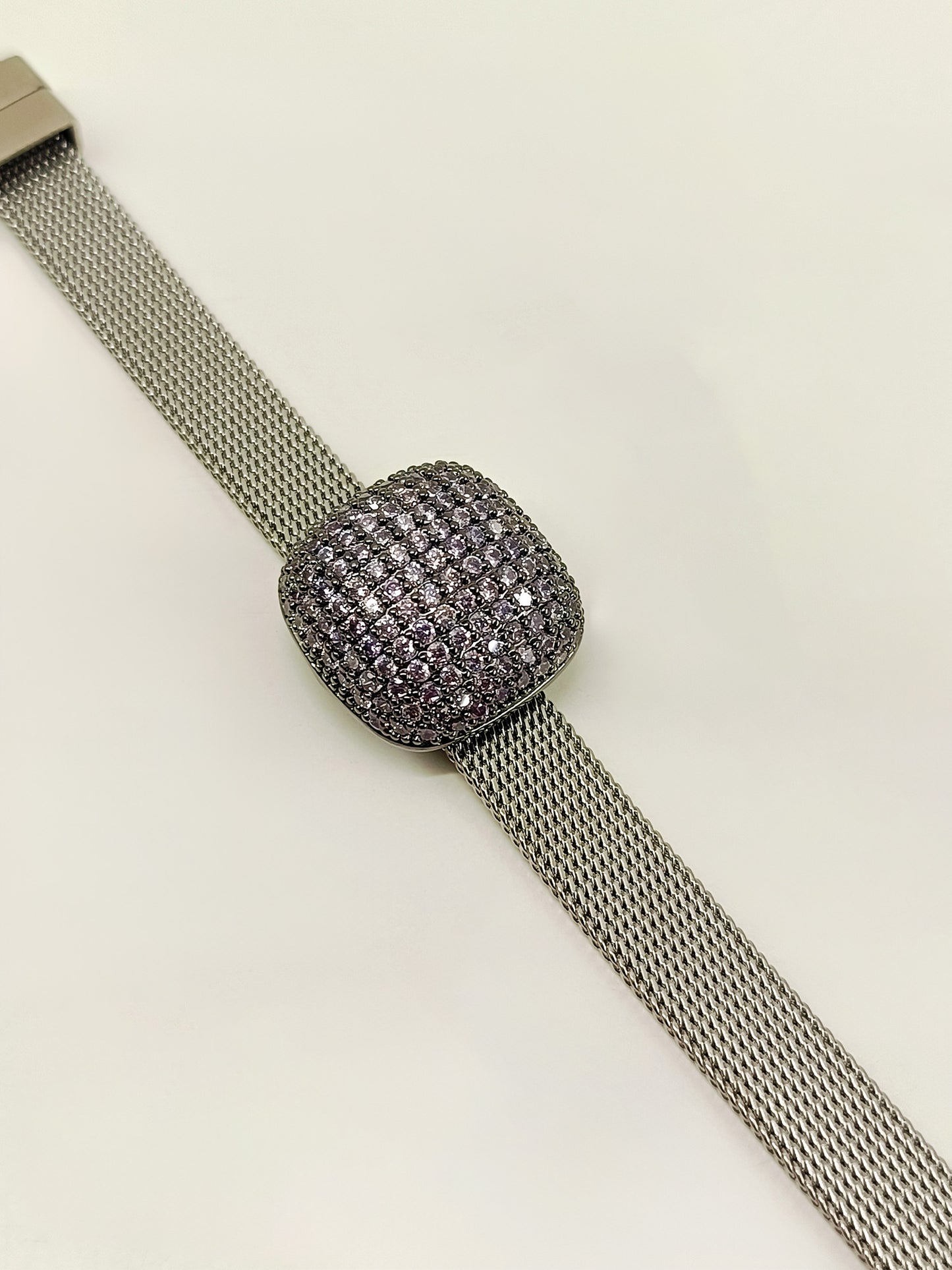 Riz Lavender Square Shape Victorian Bracelet