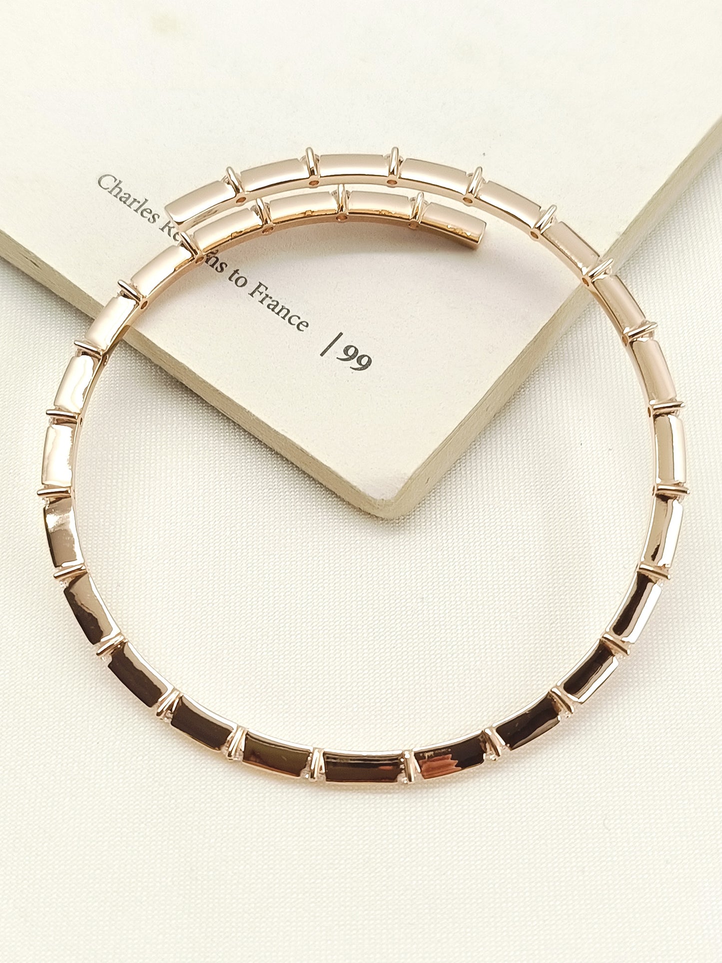 Vedika White American Diamond Bracelet