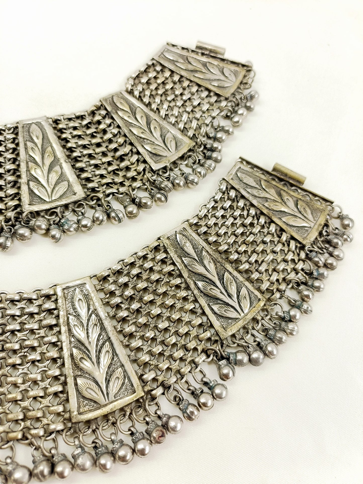 Jayla Plain Oxidized Anklet