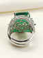 Indra Green American Diamond Finger Ring