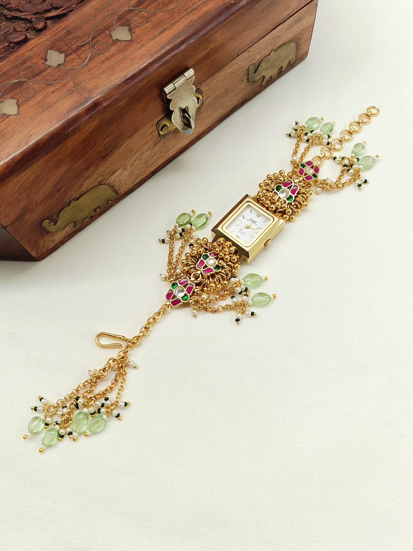 Deepti's Paachi Kundan Watch