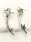 Radhika Plain Oxidized Bird Earcuffs