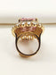 Ruhana Baby Pink American Diamond Finger Ring