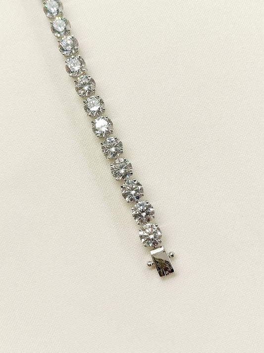 Lalita 92.5 Silver Swarovski Stone Bracelet