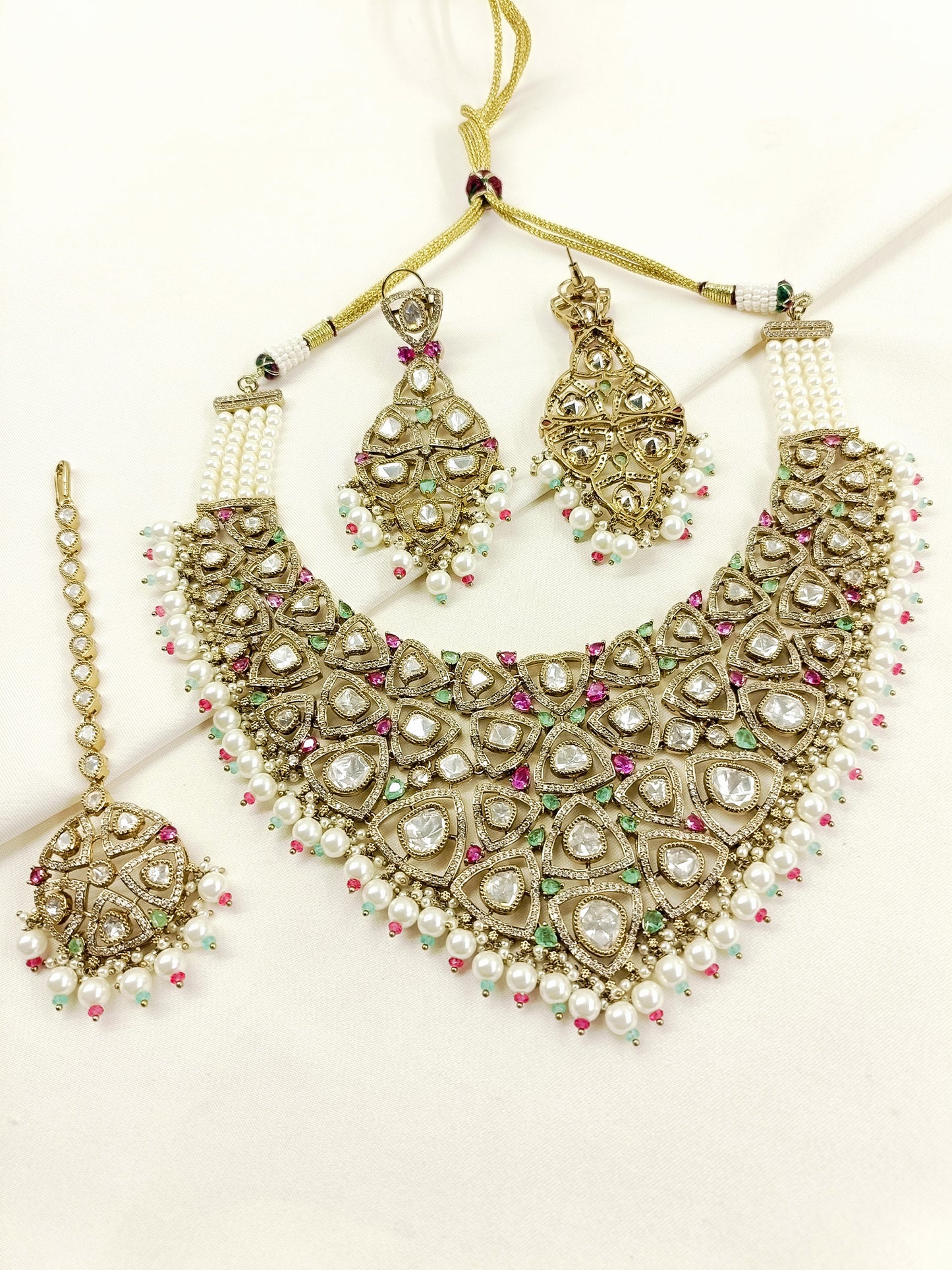 Parnitha R&G Victorian Bridal Necklace Set