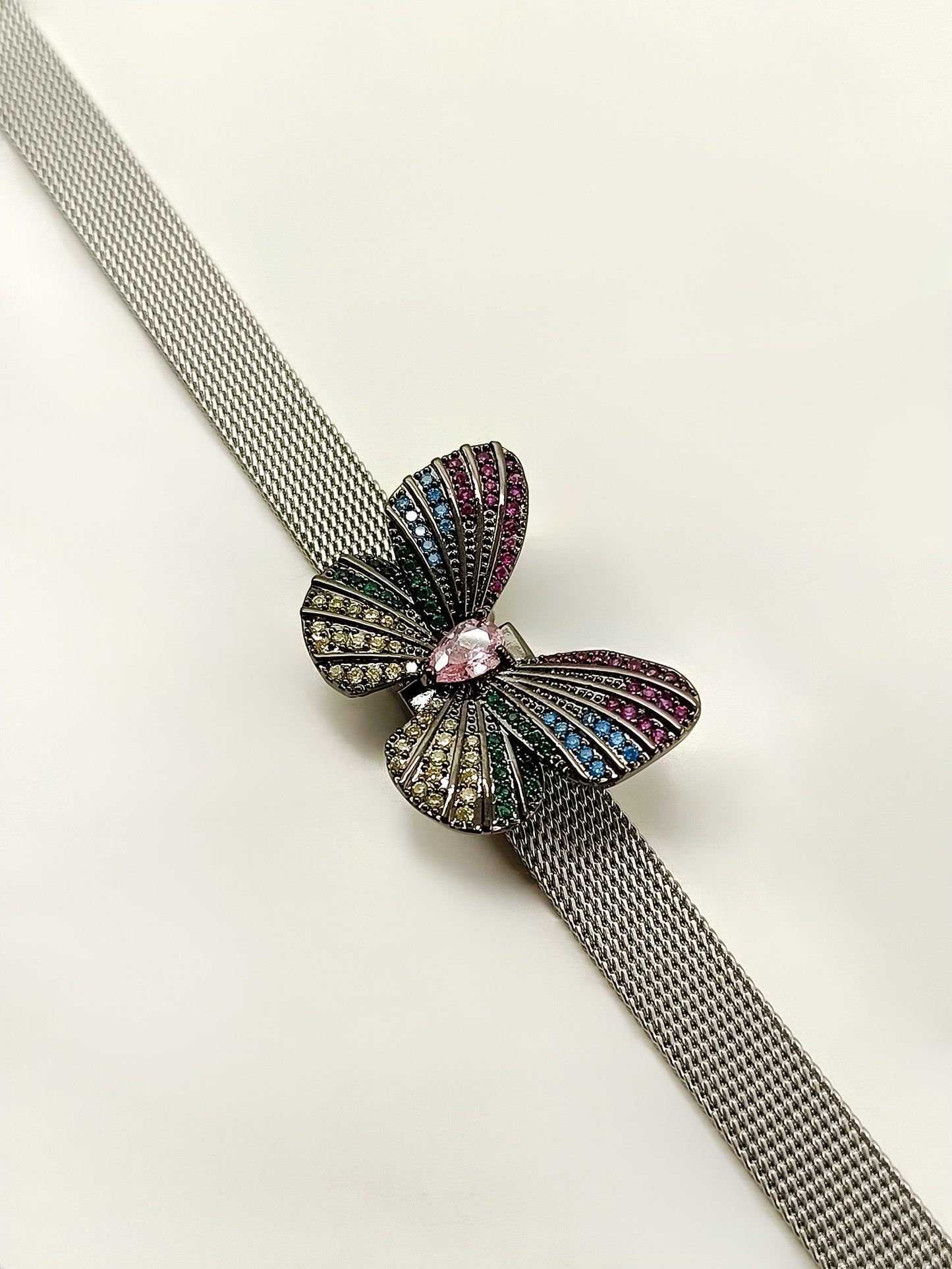 Tira Multi Colour Butterfly Shape Victorian Bracelet
