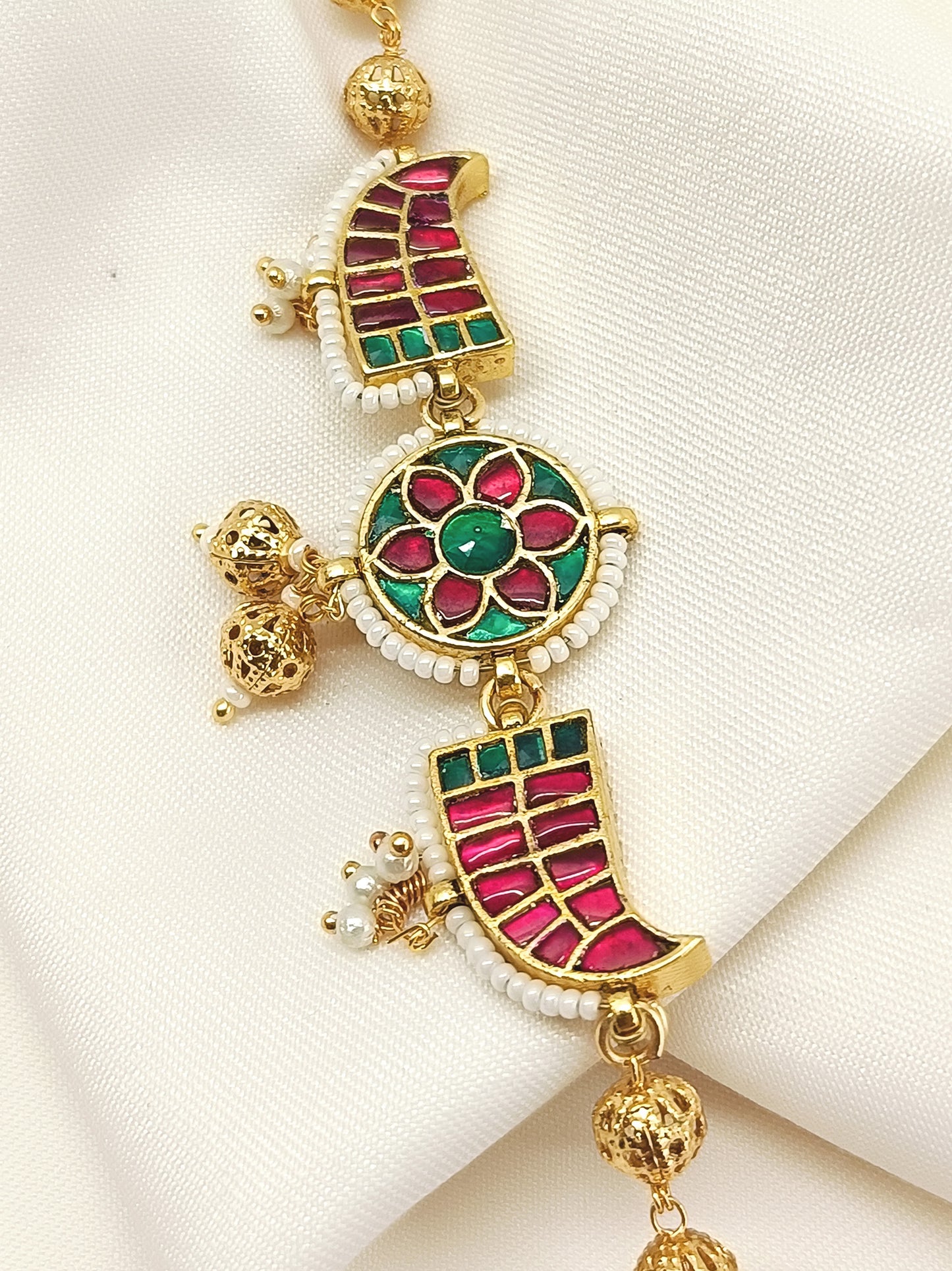 Mandakini R&G Kundan Bracelet