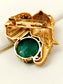 Mrinal Green Elephant Men's Brooch