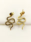 Lav Golden Snake Men's Earring