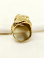 Pratvik King Lion Gold Men's Finger Ring