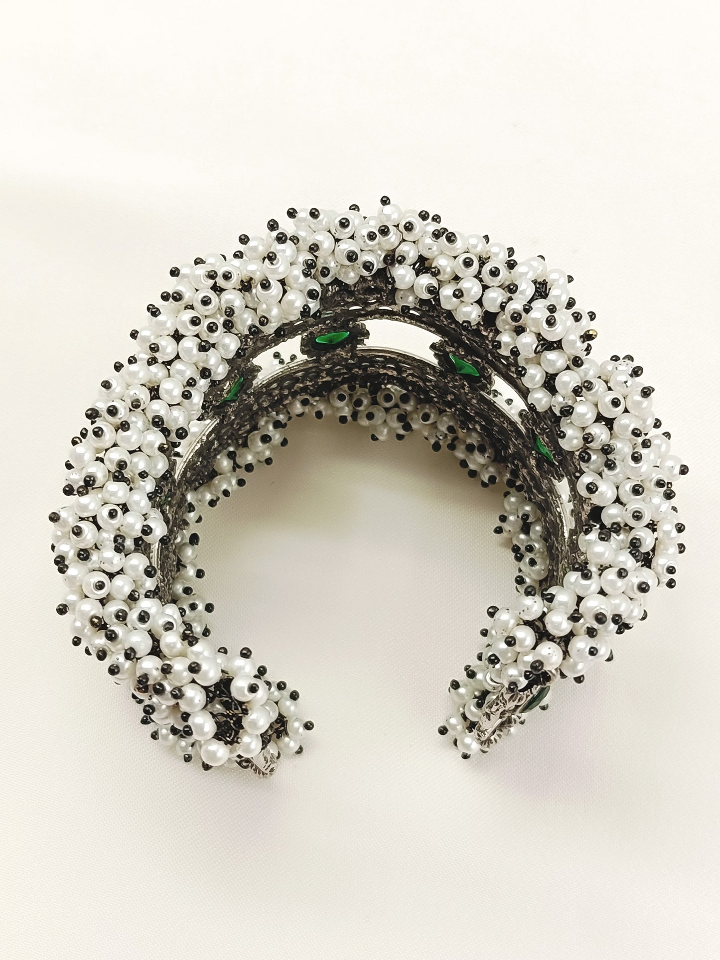 Nusrat Green Oxidized Bracelet