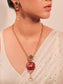 Pankhi R & G Antique Pendant Set