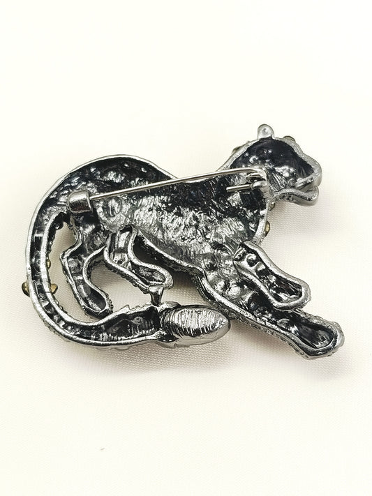 Rudransh Black Tiger Men's Brooch