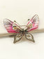 Janiyah Majenta Butterfly Brooch