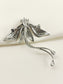 Yashvi White Dragonfly Brooch