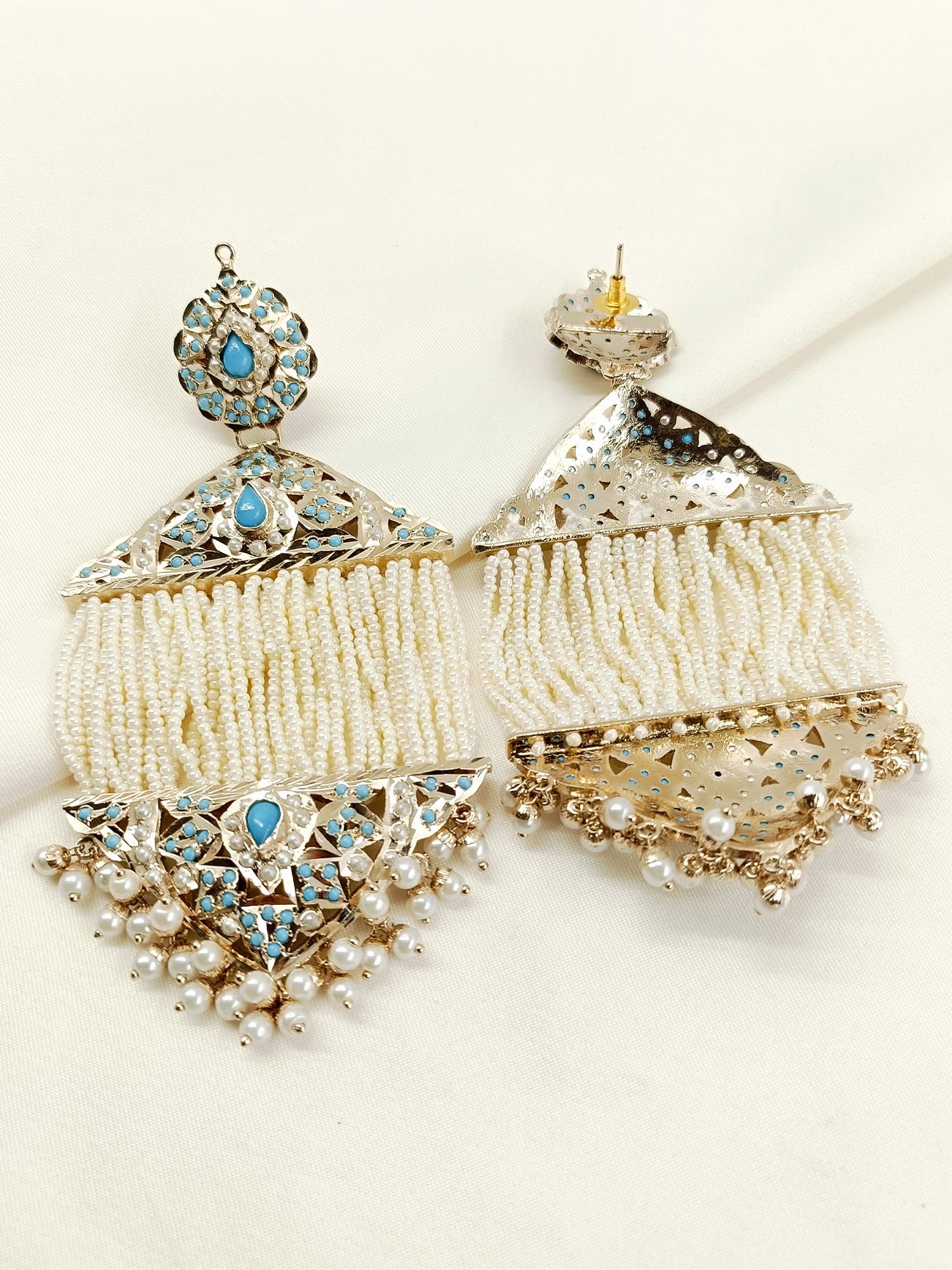 Gulbahar Firozi Jadau Earring